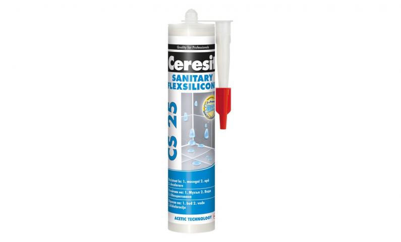 Санитарен силикон Ceresit CS25 антрацит - Силикони