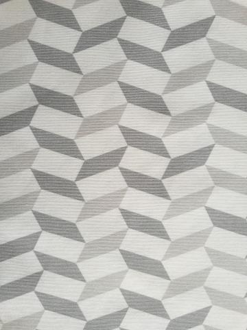 Плат Geometrico 140 см сив/беж - Пердета на л.м.