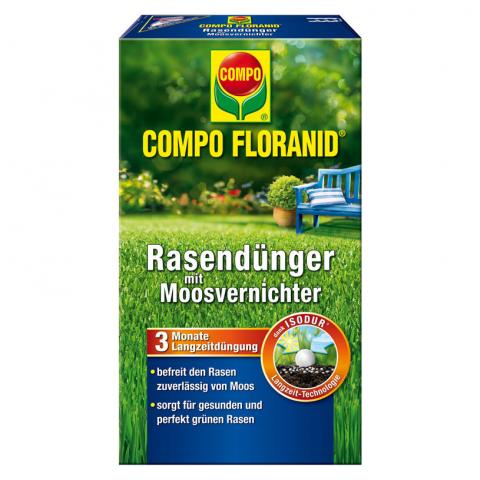 Тор COMPO FLORANID® за тревни килими унищожаващ мъхове  1,5 кг - Специални тревни