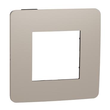 Декор. рамка Unica Studio Color 1X, капучино/антрацит - Ключове и контакти
