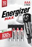 Батерии Energizer MAX AAA, 4 бр.