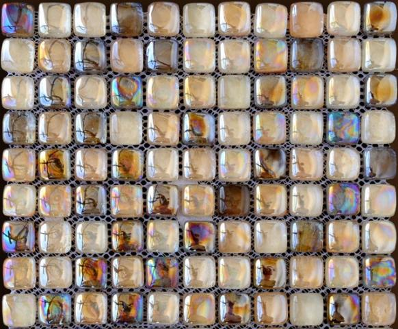 Стъклена мозайка 30x30 Бежова - Стъклени