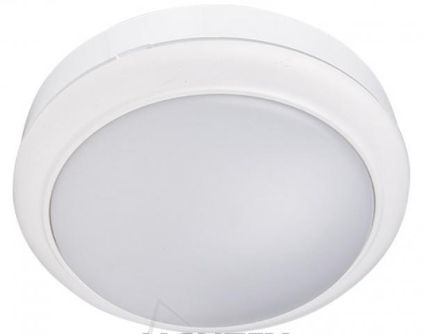 LED аплик SIRIUS 15W 220V 4000К Ф180мм бял IP54 - Градински лампи