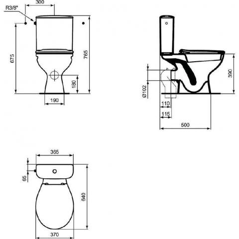 Моноблок Ideal Standard, снимка 2 - Моноблок