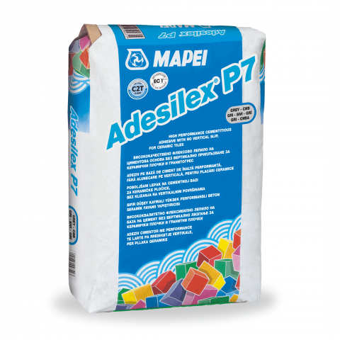 Флексово лепило за плочки Mapei Adesilex P7 Клас C2Т 25 кг - Лепила за плочки