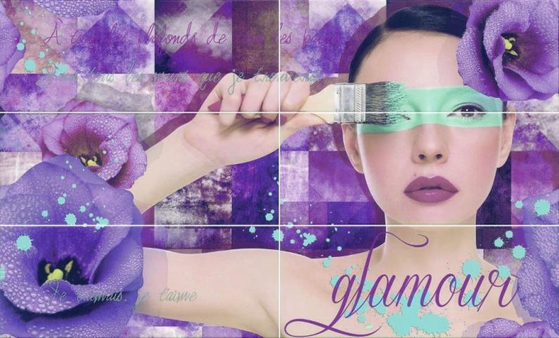 Декор Marina Glamour Violet - Декор