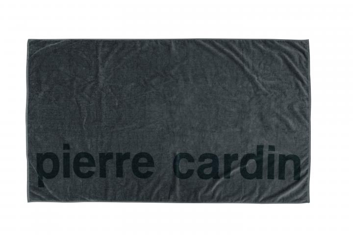 Плажна кърпа Pierre Cardin велур 100x180 сива - Хавлии и халати