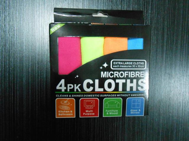 Kомплект микрофибърни кърпи 4 бр - Уреди за бърсане на прах