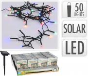 LED соларна верига 50бр RGB