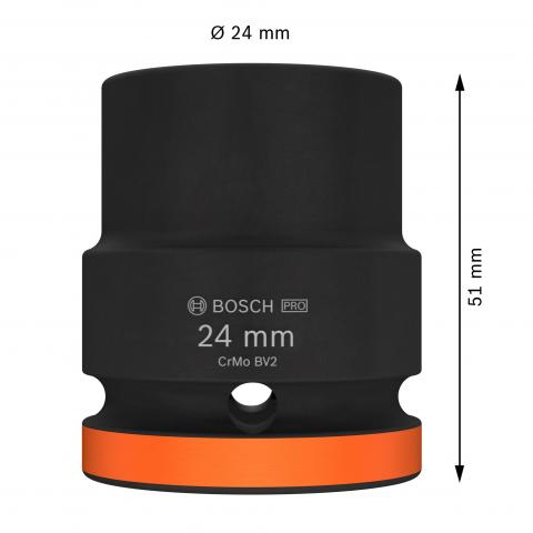 Вложка Bosch Pro стандарт 3/4" 24 мм, снимка 2 - Камъни за гедоре