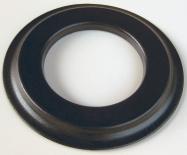 Розетка за стена ф80 мат черен