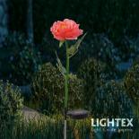 LED соларна лампа PEONY 0.018W 6000K AA Ni-MH 1.2V 100mAh червена