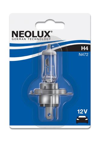 Aвто крушка H4 Neolux 12V 60/55W - Осветление