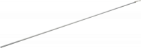 Аксесоар пръчка за перде 100 см бяло