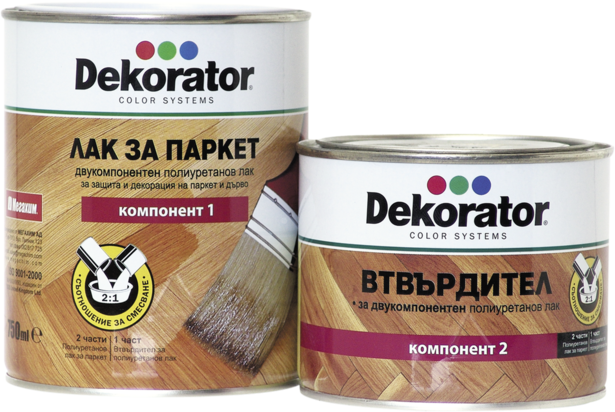 Лак за паркет Dekorator гланц  750 мл - Лакове за дърво