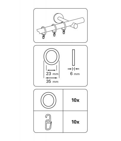 Халка с кука хром, снимка 2 - Аксесоари