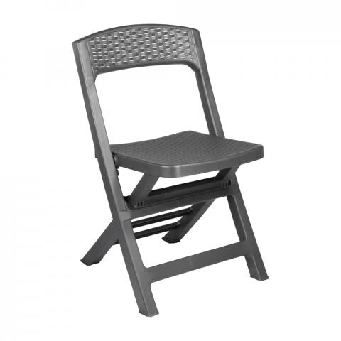 Стол Asso 44х48х76 антрацит - Pvc столове