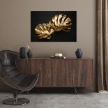 Картина Golden palm leafs 60x90 см