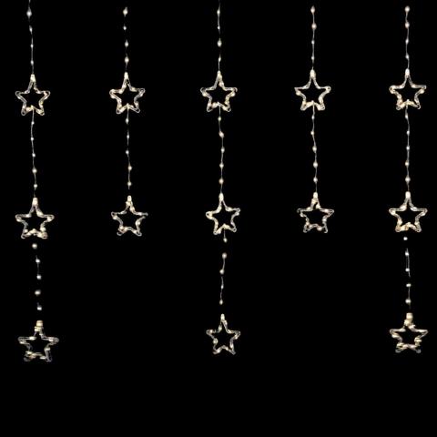 Светлинна завеса със звезди MICRO 235LED 120х120см, снимка 2 - Светеща мрежа/завеса