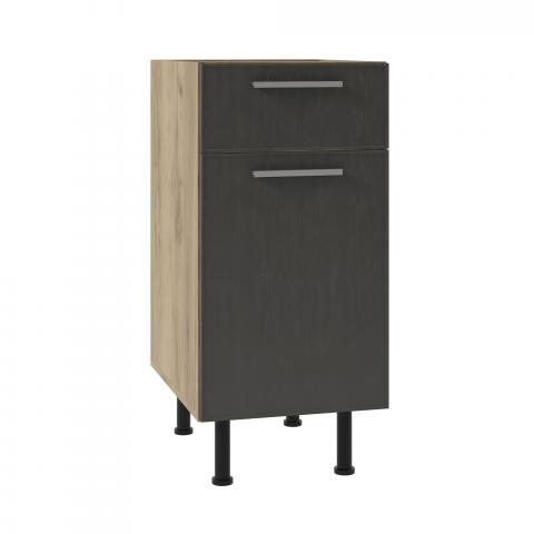 Долен шкаф с чекмедже и врата SKY LOFT 40см - Модулни кухни с онлайн поръчка