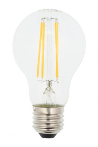 LED крушка филамент E27 A60 8W 1040lm 6400K - Лед крушки е27