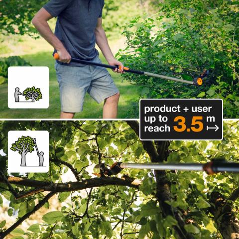 Универсална резачка за високи клони FISKARS, снимка 2 - Ножици за клони