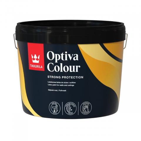 Латекс Optiva colour AP 9 л мат - Бели бои