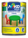 Акрилатана боя Леко Aqua Gloss гланц 0.7 л зелена