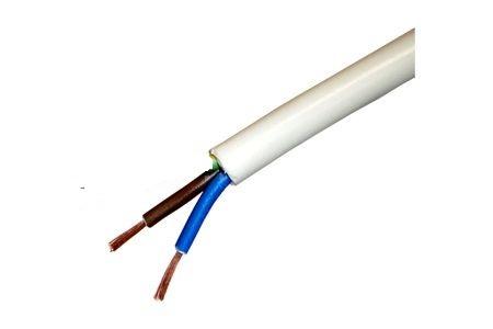 Кабел H05VV-F 2x1.5mm2 бял - Гъвкави кабели с pvc изолация