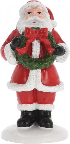 Фигура Дядо Коледа 
4,2х4,1х8,3см,
полирезин, снимка 3 - Коледни фигури