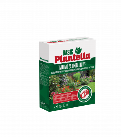 Тор гранулиран  Plantella Basic за декоративни растения 1 кг. - Почви, торове, тревни смески и градински камъни