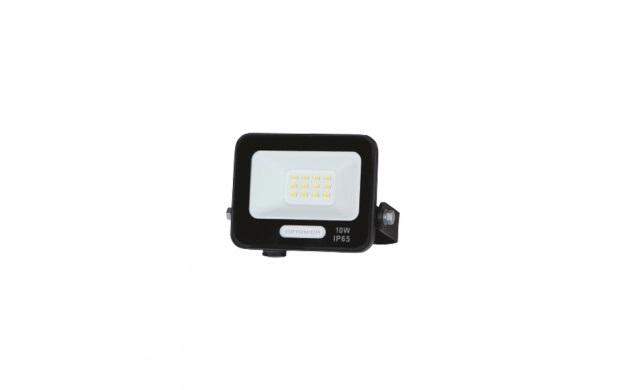 LED прожектор 10W 900Lm 6000K, черен - Led прожектори