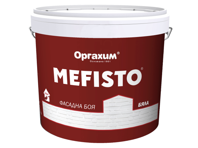 Фасадна боя Мефисто 4.5 кг - Бели фасадни бои