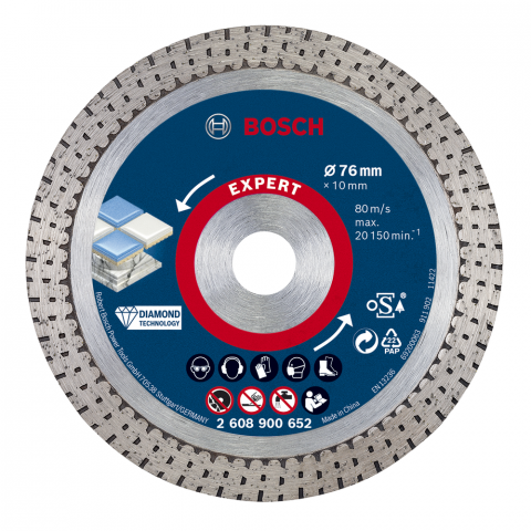 BOSCH EXPERT Диамантен диск за рязане HardCeramic - Дискове за други материали
