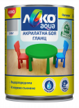 Акрилатана боя Леко Aqua Gloss гланц 0.7 л сива