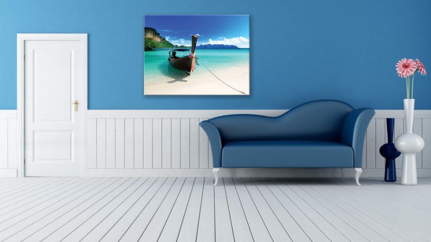 Картина On the Beach 60x80 см, снимка 2 - Картини и рамки