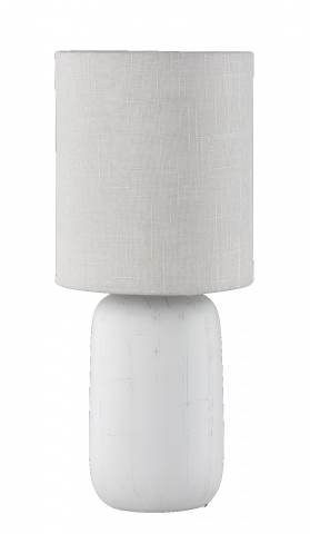 Настолна лампа Clay h35 cm E14 бял/капучино - Настолни лампи