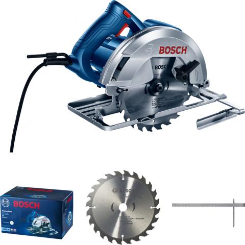 Ръчен циркуляр Bosch Blue GKS 140, снимка 4 - Кабелни ръчни циркуляри