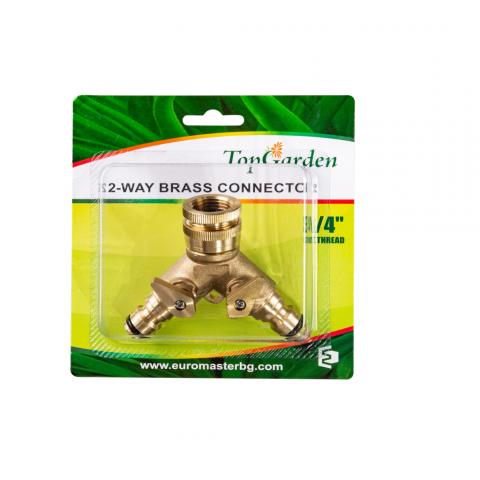 Разклонител бърза връзка 3/4, снимка 2 - Конектори месинг