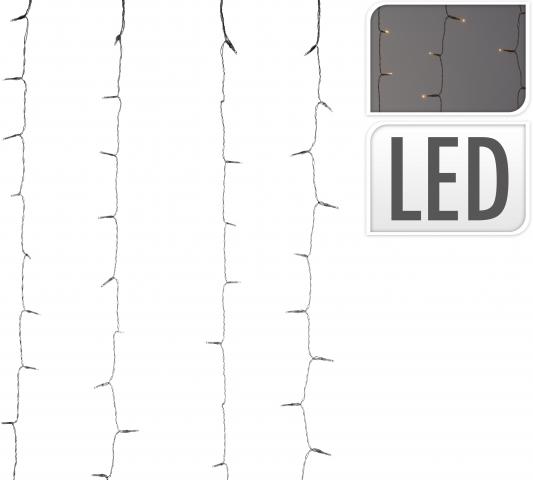 Светлинна завеса 220 LED 200X100 см топла светлина - Светеща мрежа/завеса
