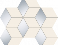Мозайка Senza 29.8x22.1 White Hex