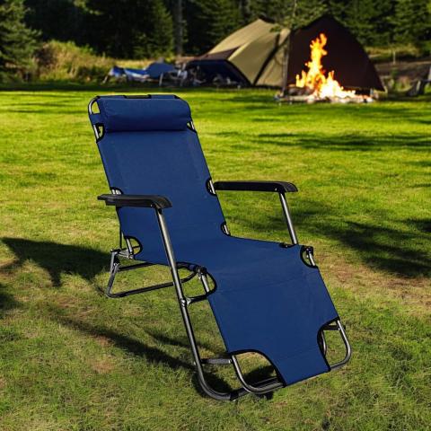 Къмпинг шезлонг, Оксфорд, снимка 2 - Маси и столове