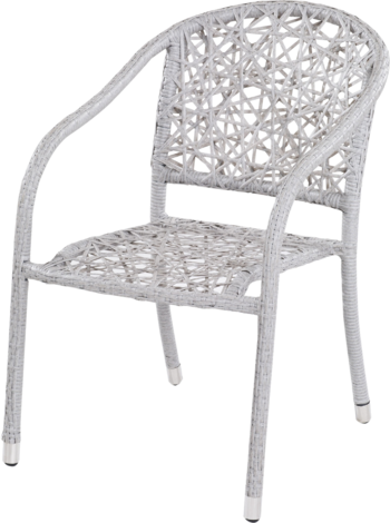 Ратанов стол,мръсно бял - Ратанови столове
