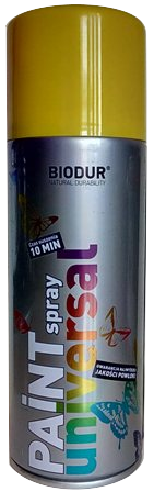 Спрей Biodur 400мл, RAL 1016(Лимоненожълт) - Спрей бои универсални