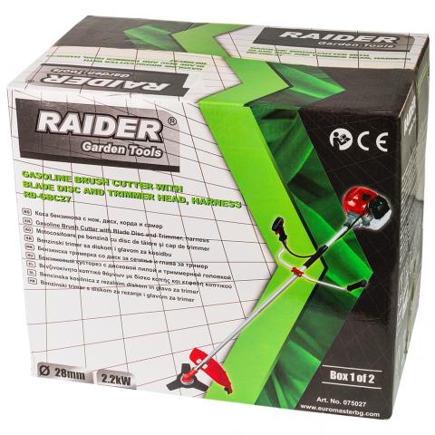 Бензинова коса Raider RD-GBC27, снимка 2 - Бензинови коси