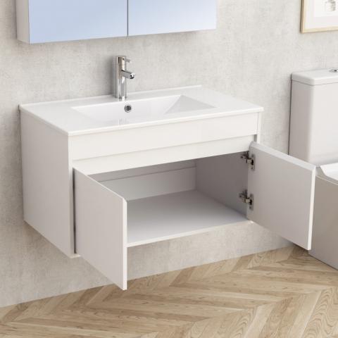 Мебел за баня Akadia, снимка 4 - Мебели за баня