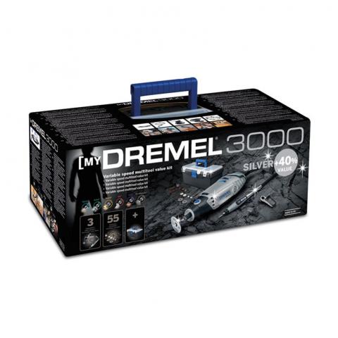 DREMEL 3000 SILVER Комплект, снимка 2 - Машини