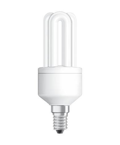 Енергостяваща лампа стик 11W Е14,топла св.,стик - Енергоспестяващи крушки e27