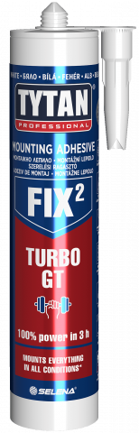 Монтажно лепило TYTAN Professional FIX2 TURBO GT 290 мл - Монтажни лепила
