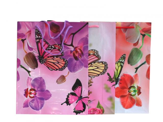 Плик за подаръци 31,5х39,5х9 см микс - Декорация